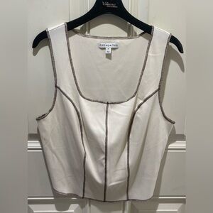 MACYS - AND NOW THIS Plus Size Scoop/Square Neck Top Size 2X